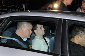 Law enforcement officials took Raymond Clark III into custody Tuesday night at the Middletown, Conn., apartment complex where Clark lives.