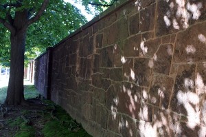 School of Architecture Dean Robert A.M. Stern ARC ’65 has developed a plan to open up the wall of the Grove Street Cemetery along Prospect Street.