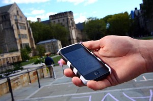 The iphone application allows users to visit and learn about over 160 popular destinations on campus.