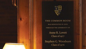 Donors to dorm renovations do not always know which rooms bear the plaques with their names.