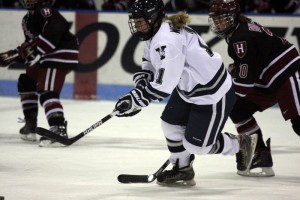 Forward Natalie Wedel '13 had an assist in the Bulldogs' 10-1 victory over Sacred Heart on Friday night.