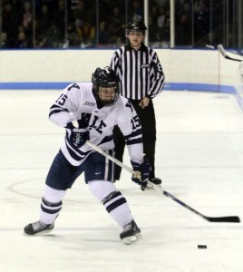 In 16 games, defenseman Tom Dignard ’10 has four goals and 15 assists, good for 19 points so far this season.