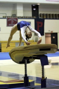 “To break the Yale vault record was such an amazing feeling,” Tara Feld ’13 said about the gymnastics meet this weekend.