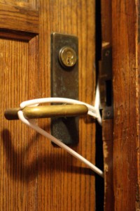 Many students at Yale prop open the doors to their suites with clothing hangers for the purposes of convenience. But is it at the cost of security?.