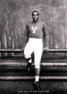 Levi Jackson ’50 was the first African American member of the varsity football team, as well as the first black athlete to captain a Yale varsity team. He led the Bulldogs to a 29–6 win in The Game in 1949.