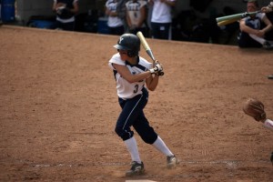 Outfielder Ashley Sloan ’10 started in all 44 games for the Bulldogs last season. She lead the team with 46 hits in 151 at-bats.