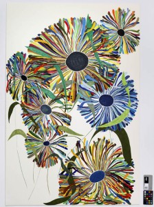 Although the biennial features several video installations, painting steals the show. Above: Charles Ray, Untitled, 2009; Ink on paper.