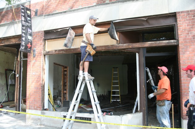 Rudy’s Bar left its Elm Street location over the summer, after 76 years of business. It will reopen later this fall on the corner of Chapel and Howe streets.