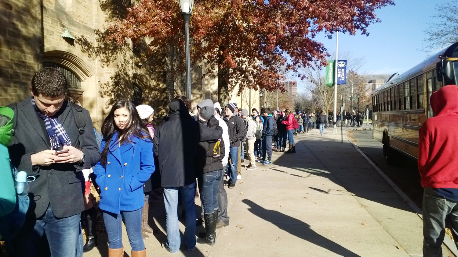 After frigid wait, no tickets left for The Game Yale Daily News