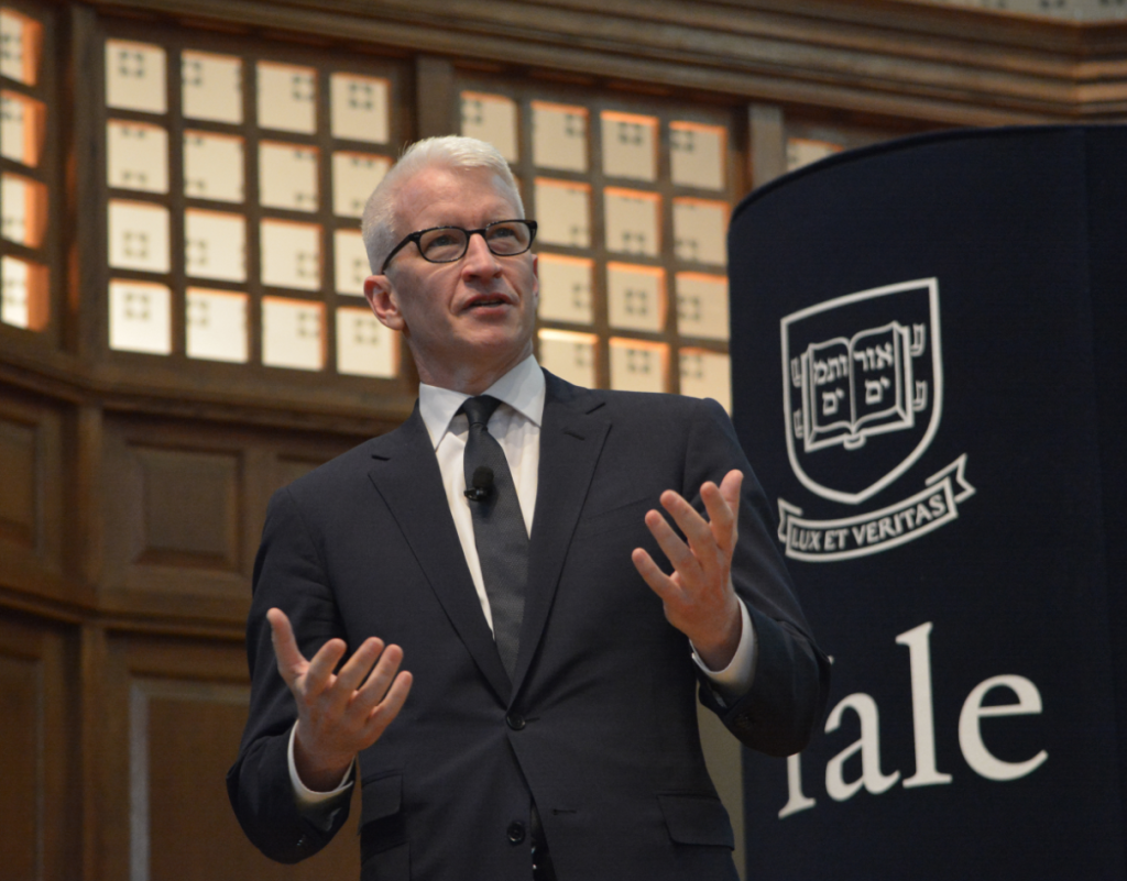 Cooper talks time at Yale, journalism Yale Daily News