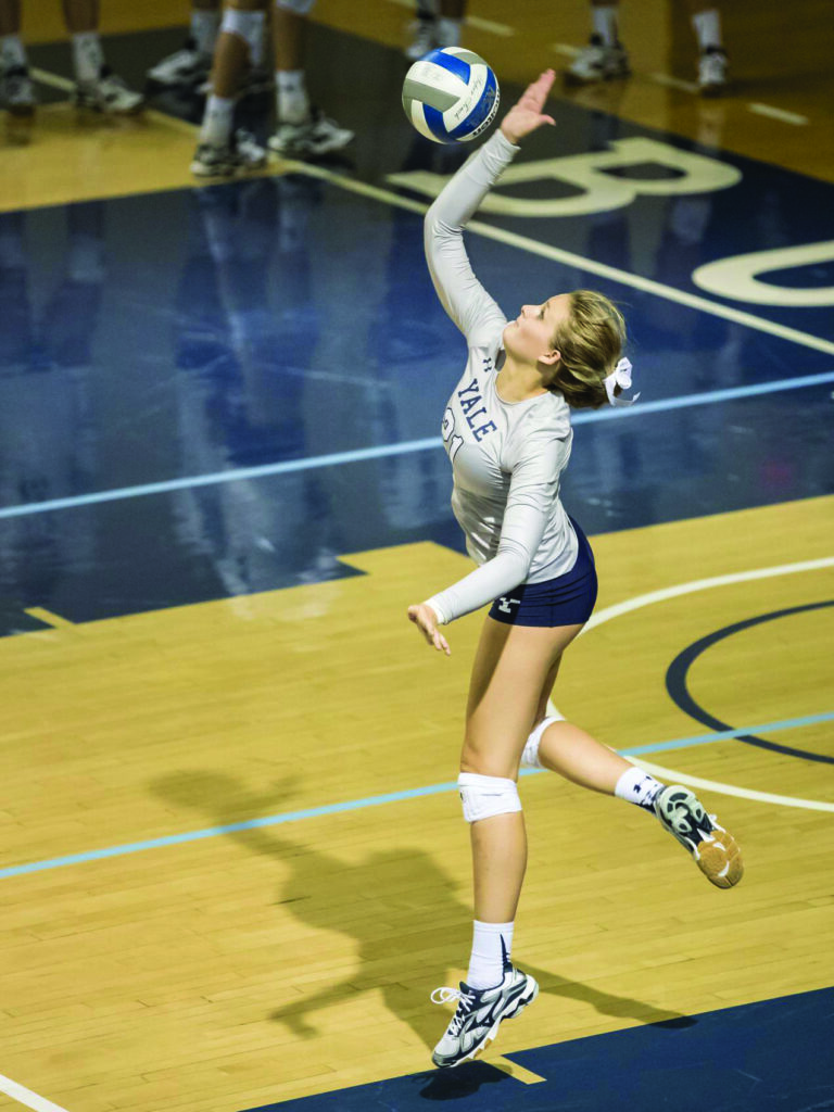 Volleyball Swanson Already A Veteran As Sophomore