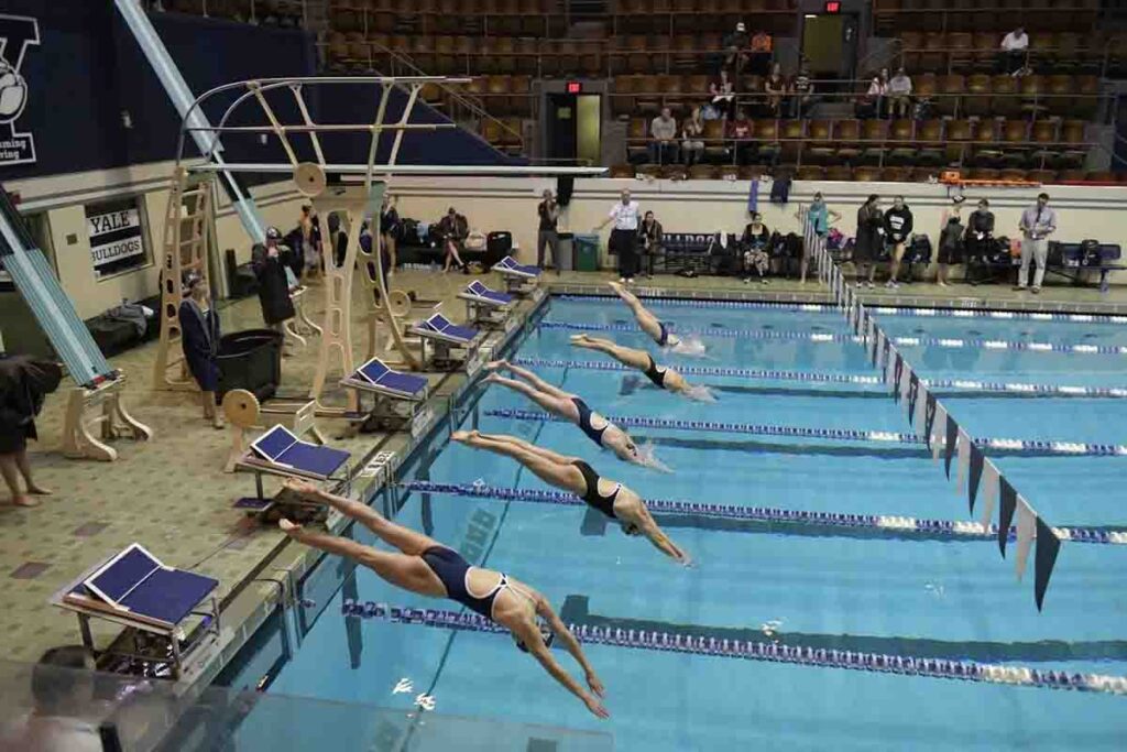 WOMEN'S SWIMMING AND DIVING: Women’s swimming opens with rout - Yale ...