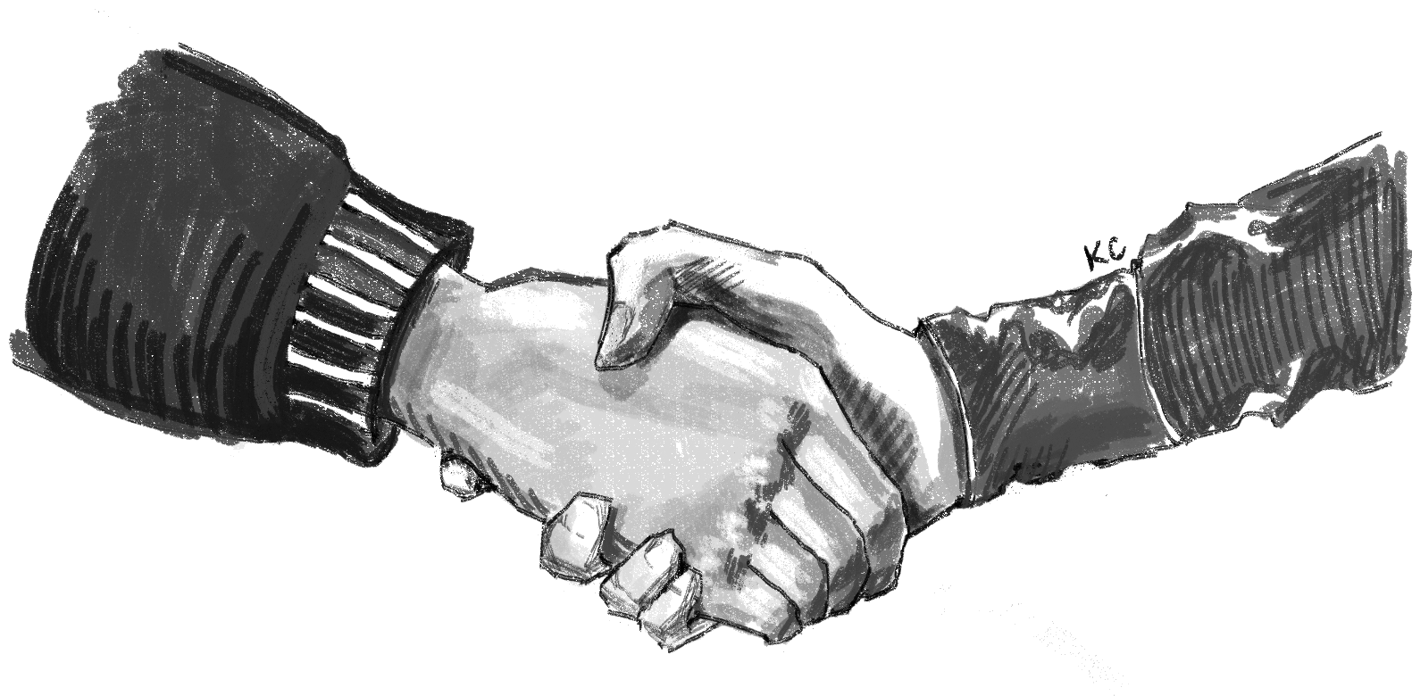 Art of the Handshake. hand·shake, ˈhan(d)ˌSHāk/, noun