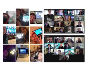 A collage of the production team of "Expats Anonymous"