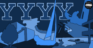 An illustration of YCYC and some boats.