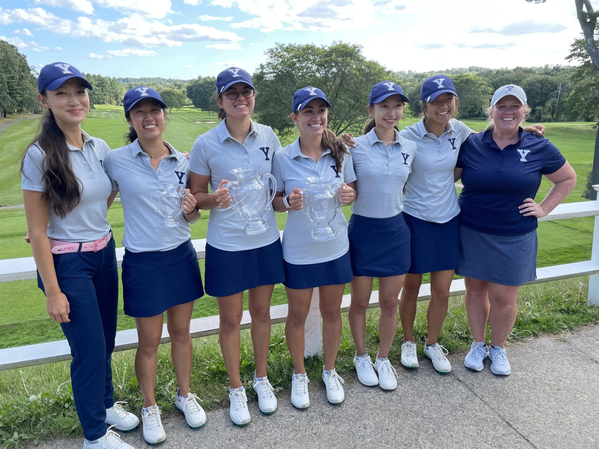 WOMENS GOLF Yale wins BC Invite; first tournament since March 2020