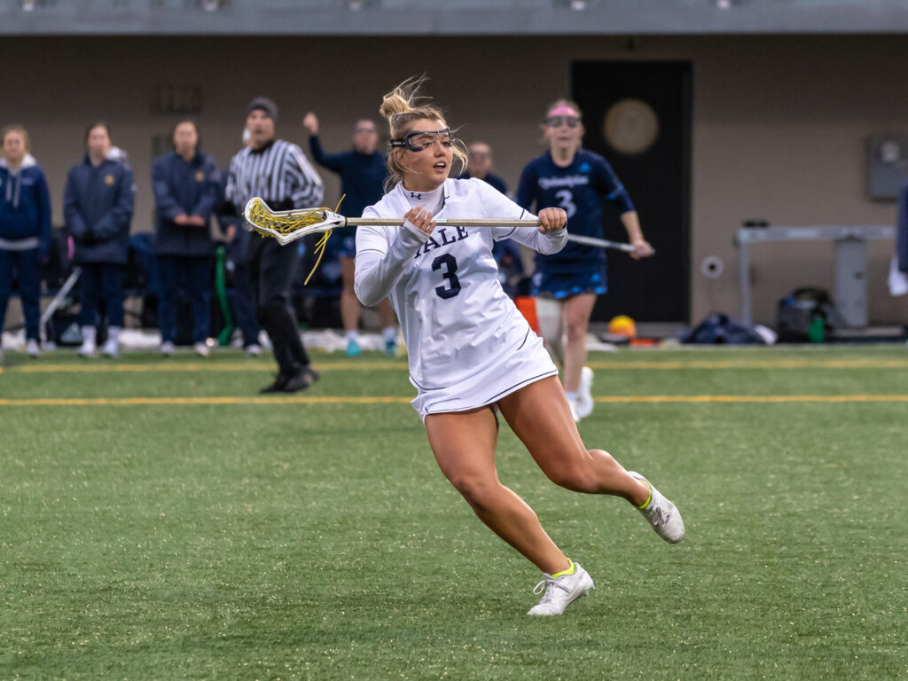 WOMEN’S LACROSSE: Yale splits break with loss to Notre Dame, victory ...