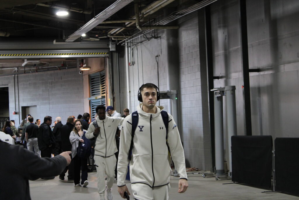 Yale guard John Poulakidas (photo: Ben Raab)