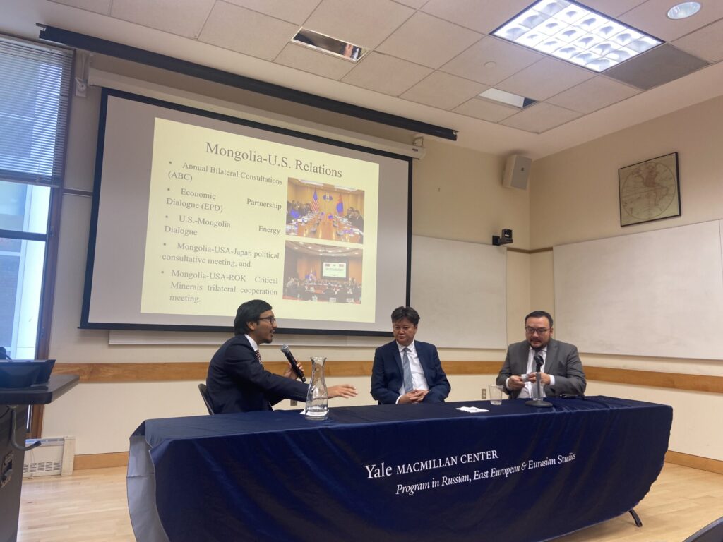 Students host Mongolian diplomats to hear about lesser-known foreign policy