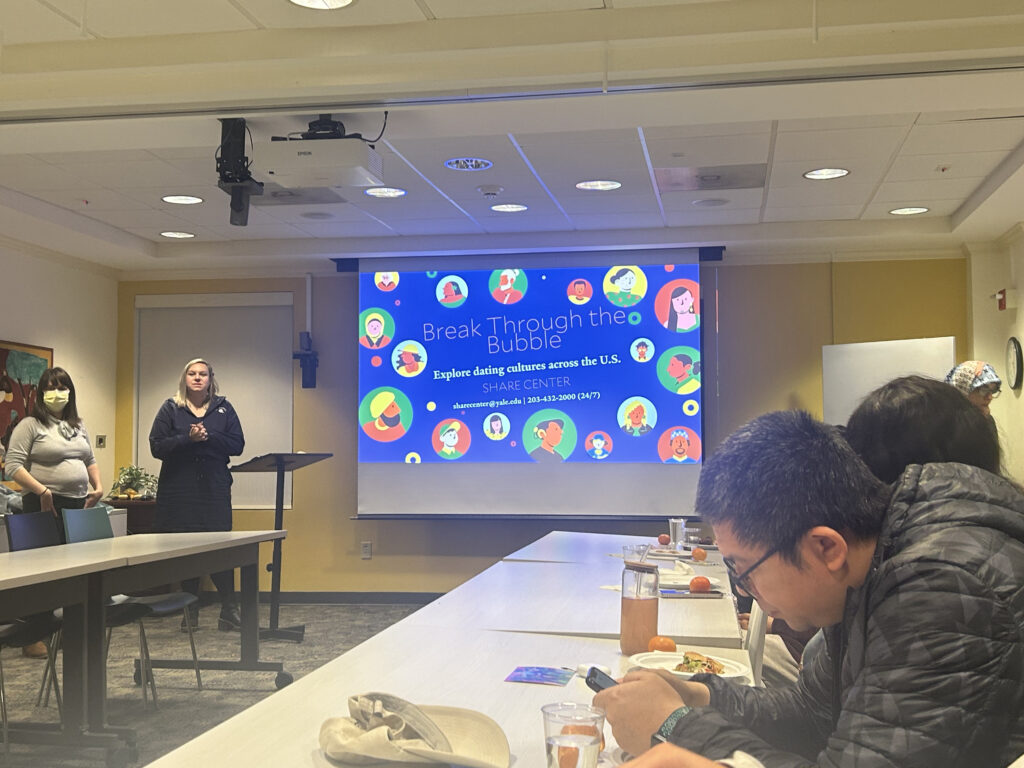 International students discuss romance at event run by administrators