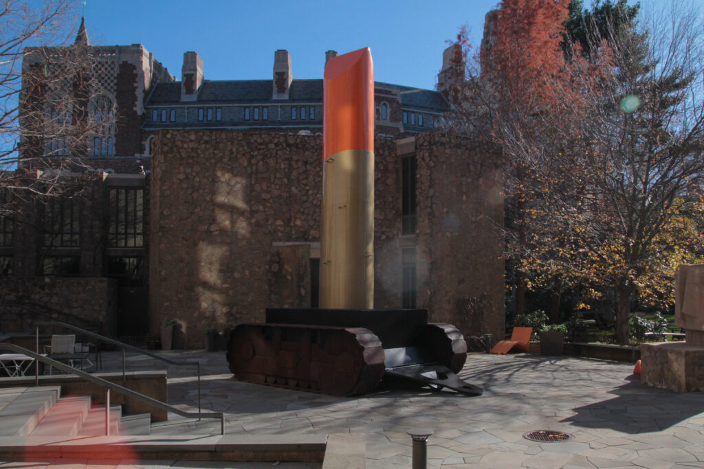 Lipstick sculpture to be removed from Morse after etchings were found